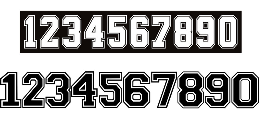 game number, numbers, football