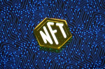 a logo with a blue background