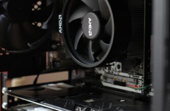 black and gray computer tower